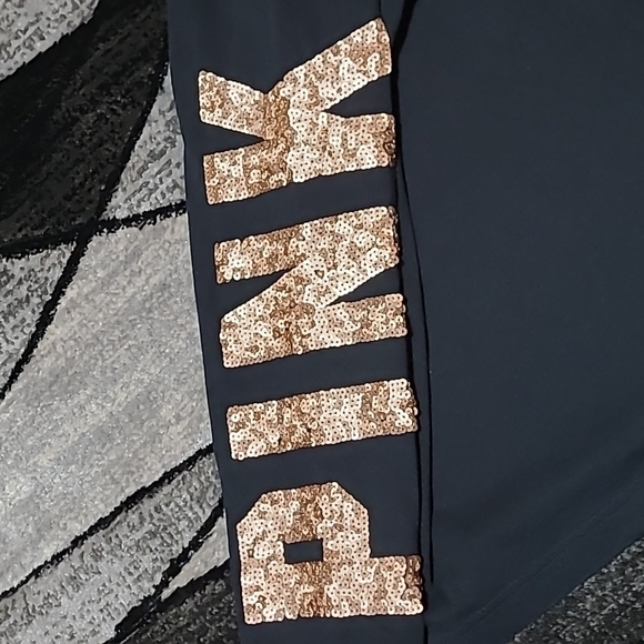 VS PINK BLING SEQUINS Open-Back Long-sleeve Tee Shirt Price Firm - Picture 3 of 10